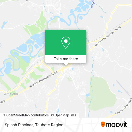 Splash Piscinas map
