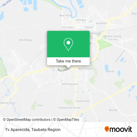 Tv Aparecida map