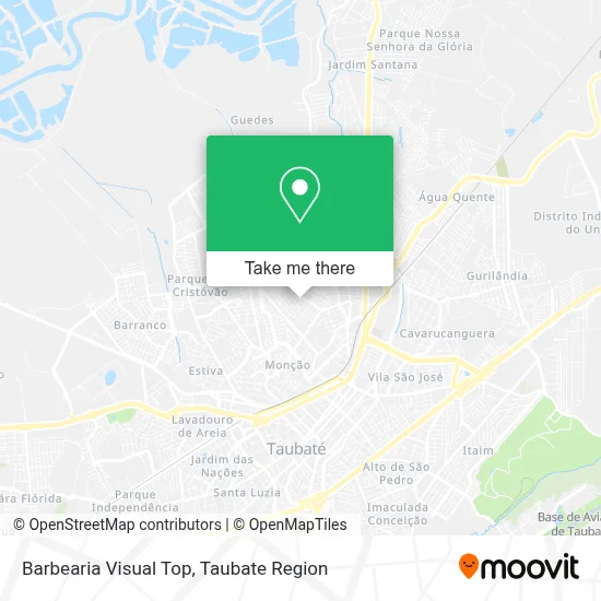 Barbearia Visual Top map