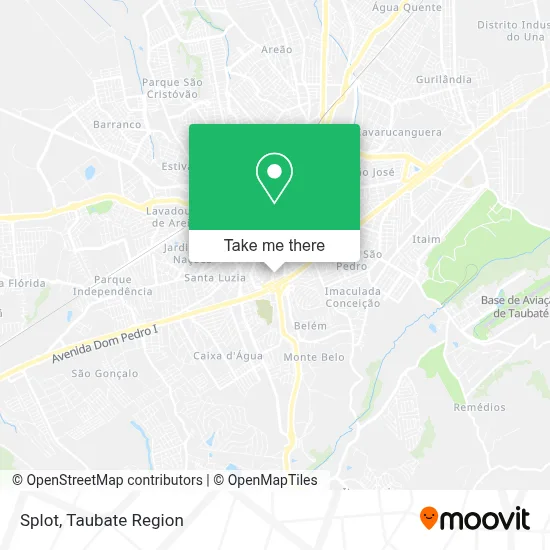 Splot map