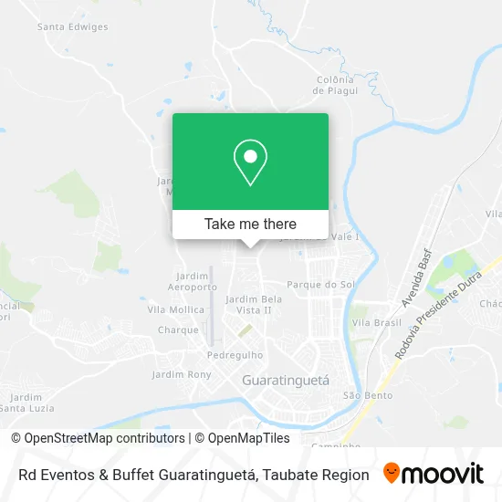 Rd Eventos & Buffet Guaratinguetá map