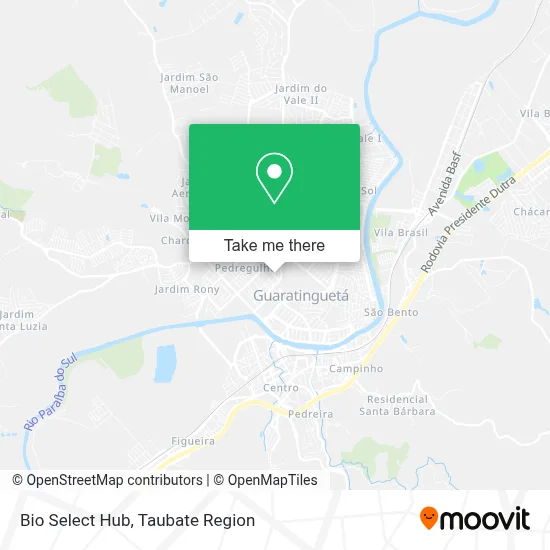 Bio Select Hub map