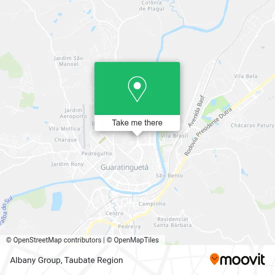 Albany Group map