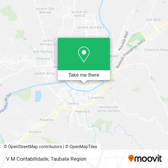 V M Contabilidade map
