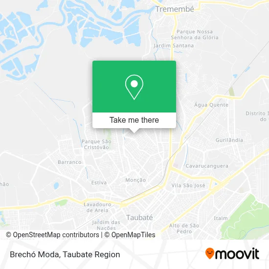 Brechó Moda map