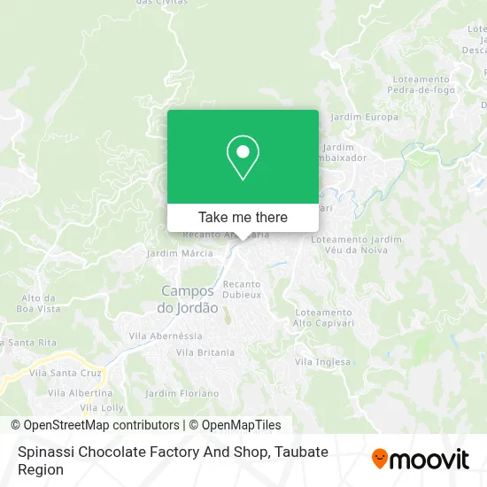 Spinassi Chocolate Factory And Shop map