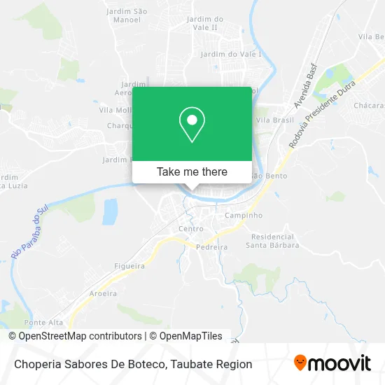 Choperia Sabores De Boteco map