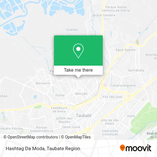 Hashtag Da Moda map