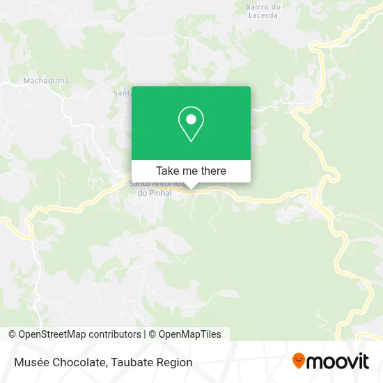 Musée Chocolate map