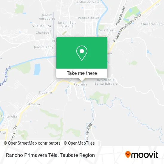 Rancho Primavera Téia map