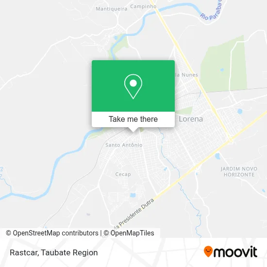 Rastcar map