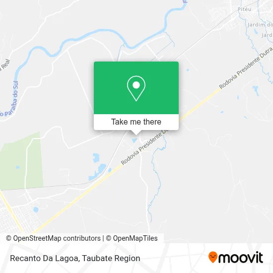 Recanto Da Lagoa map