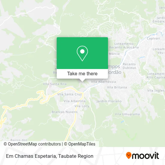 Em Chamas Espetaria map