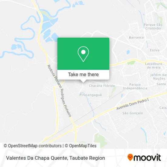 Valentes Da Chapa Quente map