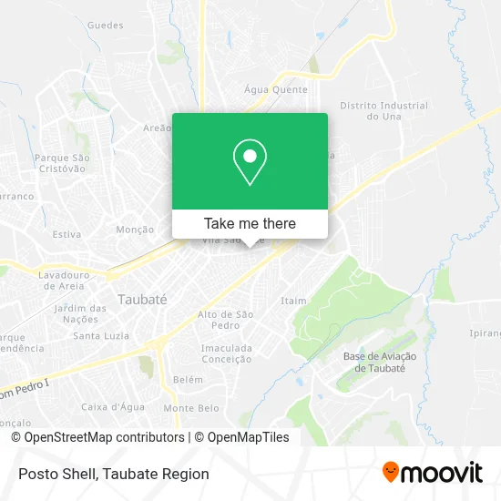 Posto Shell map