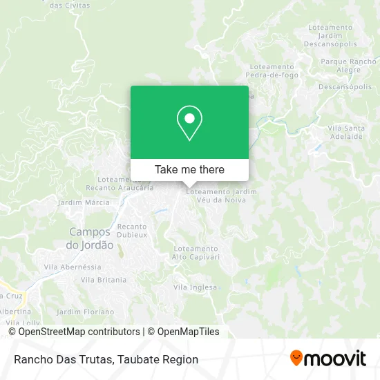 Rancho Das Trutas map