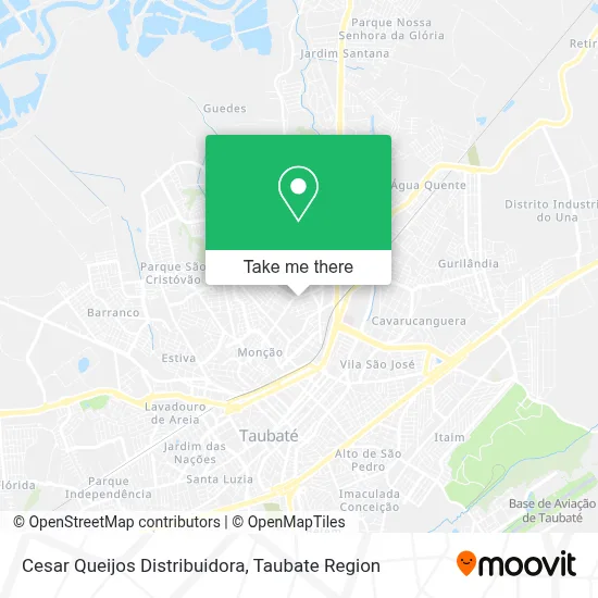Cesar Queijos Distribuidora map