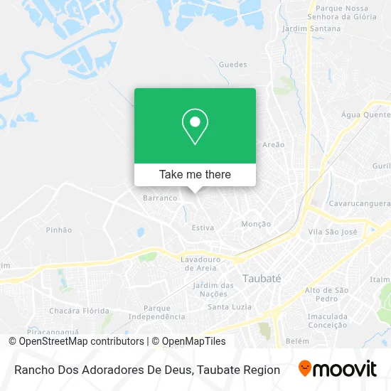 Rancho Dos Adoradores De Deus map