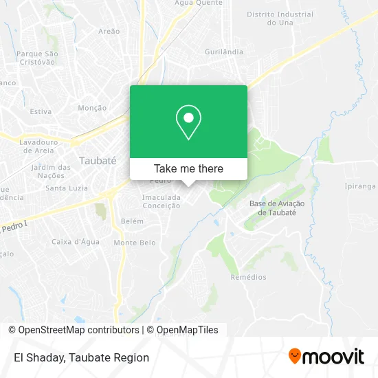 El Shaday map