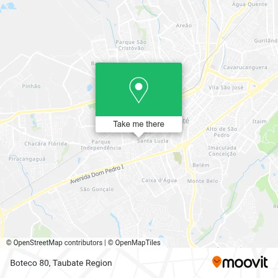 Boteco 80 map