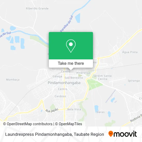 Laundrexpress Pindamonhangaba map