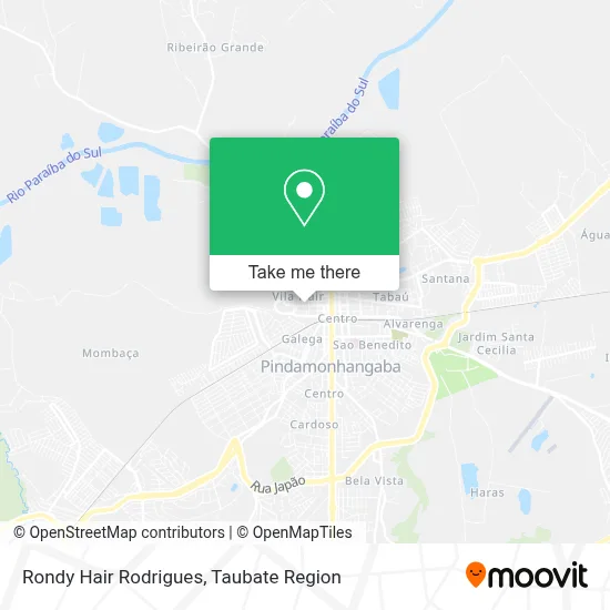 Rondy Hair Rodrigues map