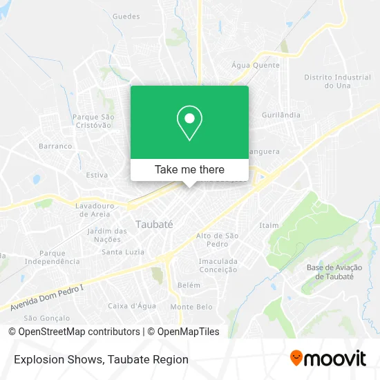 Explosion Shows map