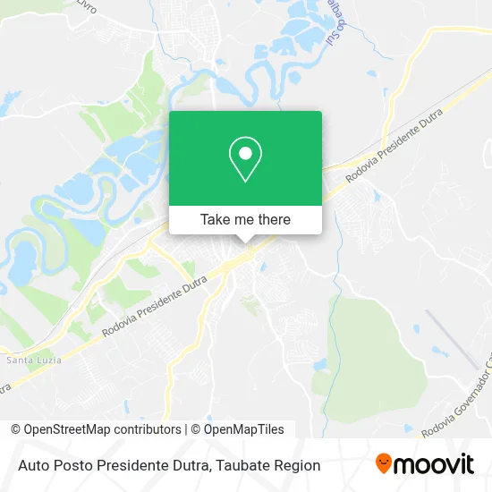 Auto Posto Presidente Dutra map