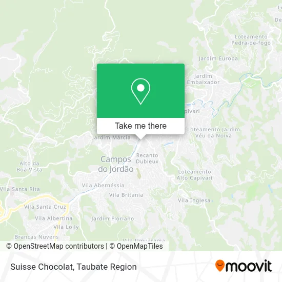 Suisse Chocolat map