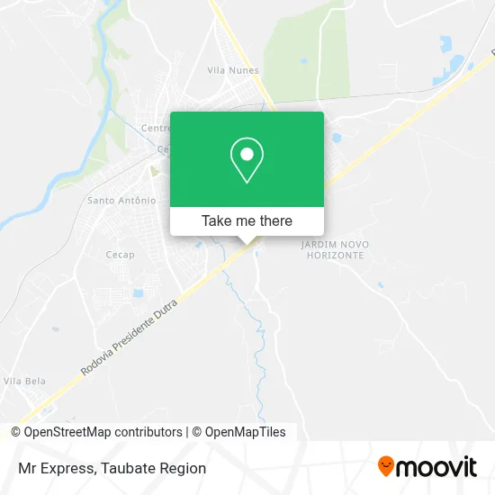 Mr Express map
