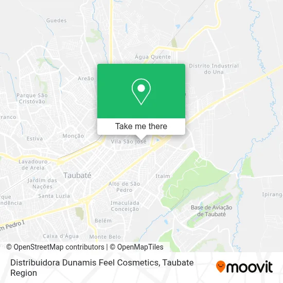 Distribuidora Dunamis Feel Cosmetics map