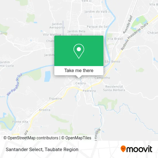 Santander Select map