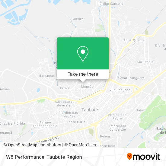 W8 Performance map