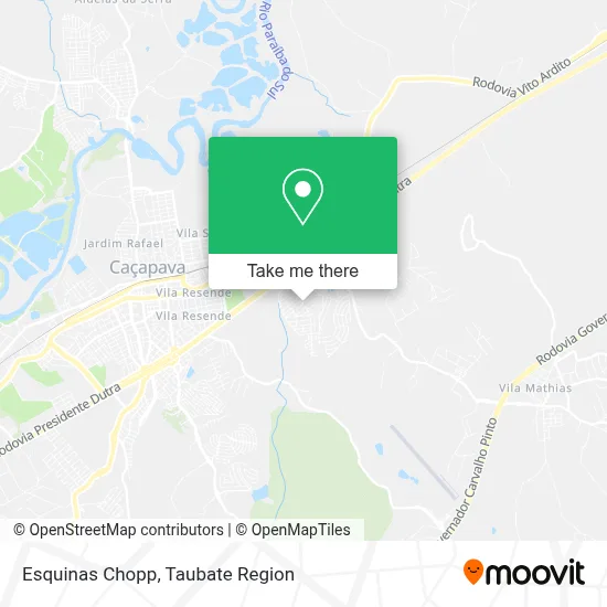Esquinas Chopp map