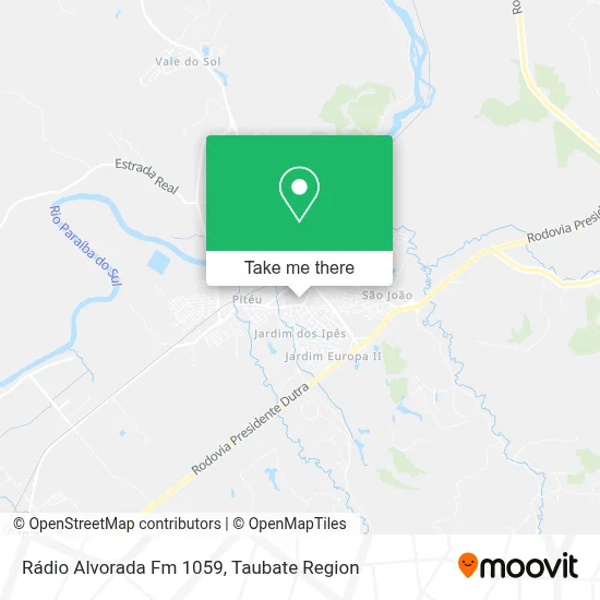 Rádio Alvorada Fm 1059 map