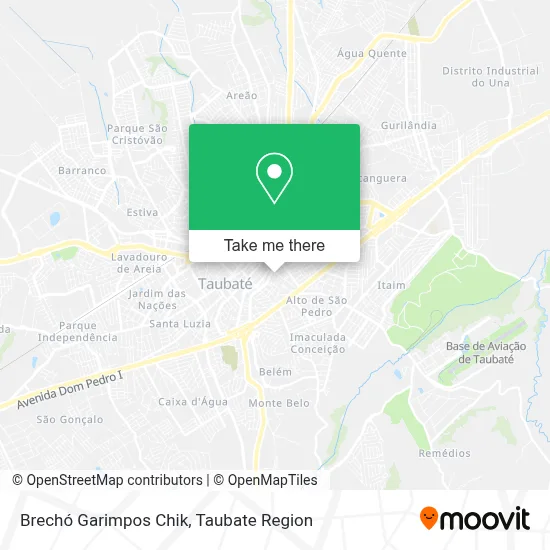 Brechó Garimpos Chik map