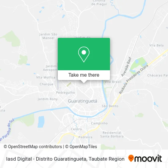 Iasd Digital - Distrito Guaratingueta map