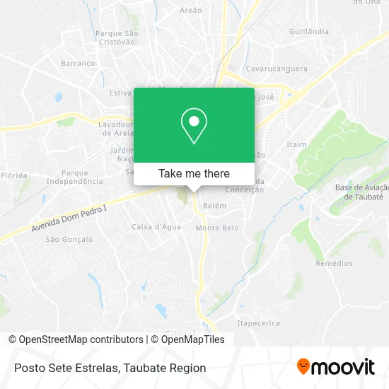 Posto Sete Estrelas map