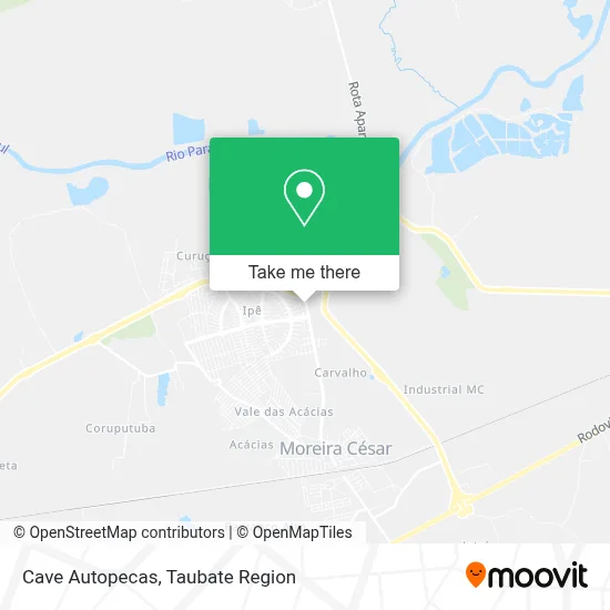 Cave Autopecas map