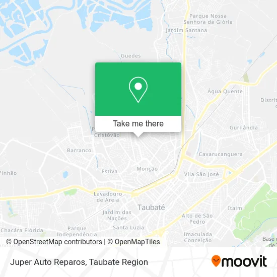 Juper Auto Reparos map