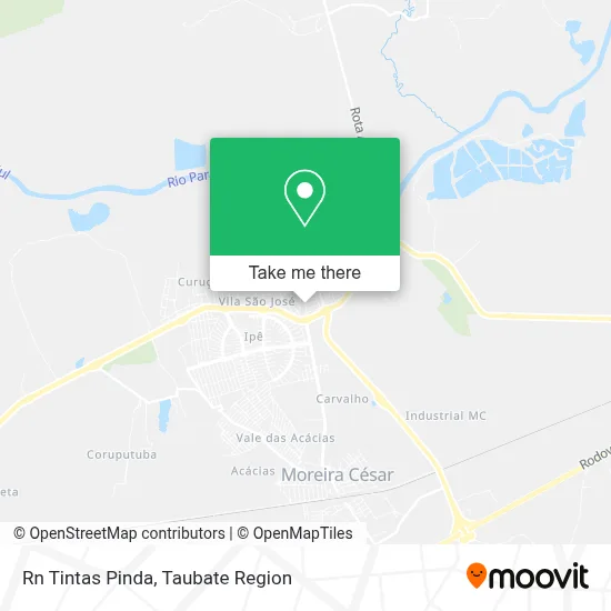 Rn Tintas Pinda map