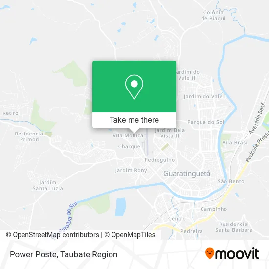 Power Poste map
