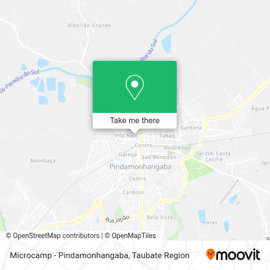 Microcamp - Pindamonhangaba map