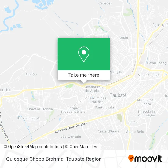 Quiosque Chopp Brahma map