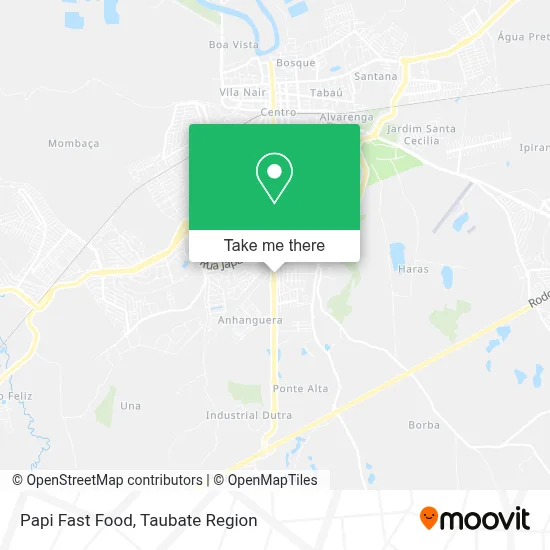 Papi Fast Food map