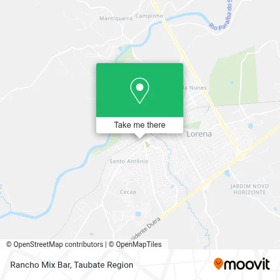 Rancho Mix Bar map