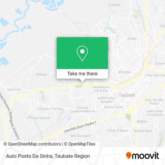 Auto Posto Da Sinha map