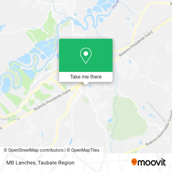 MB Lanches map