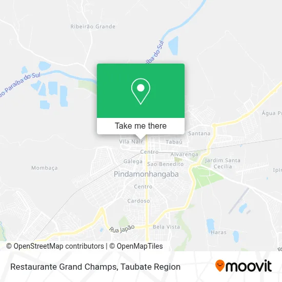 Restaurante Grand Champs map