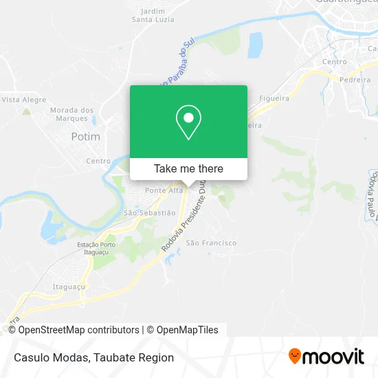 Casulo Modas map